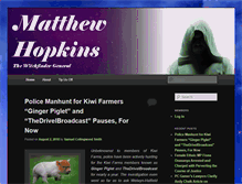 Tablet Screenshot of matthewhopkinsnews.com